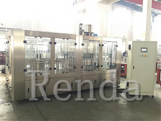 Automated Hot Tea / Fruit Juice Filling Machine For Liquid Stainless Steel