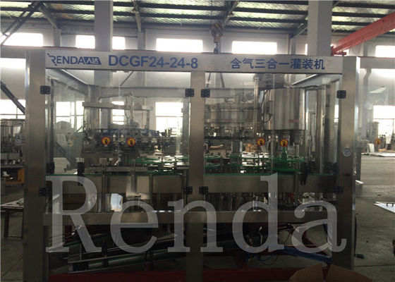 Automatic Carbonated Drink Filling Machine Gas Beverage Equipment For CO2 Water Juice