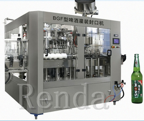 Electric Driven Beer Filling Machine Bottle Filling Equipment 110 / 220 / 380V 1 Year Warranty