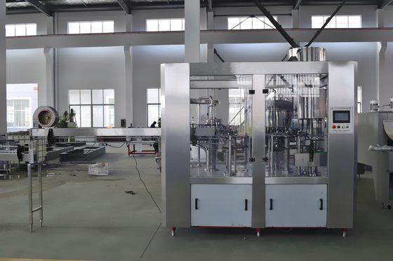 Monoblok 3-in-1 Kapaklama Dolum Profesyonel Maden Suyu Şişeleme Makinesi Yıkama