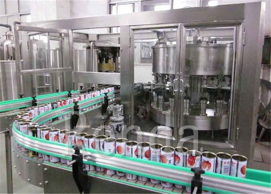 Otomatik Alüminyum Dolum Makinası Sızdırmazlık Can Ambalaj Üretim Hattı