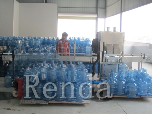 5 Galon Yıkama Kapaklı Varil Dolum Makinesi 100 BPH Kavanoz Dolum Makinaları